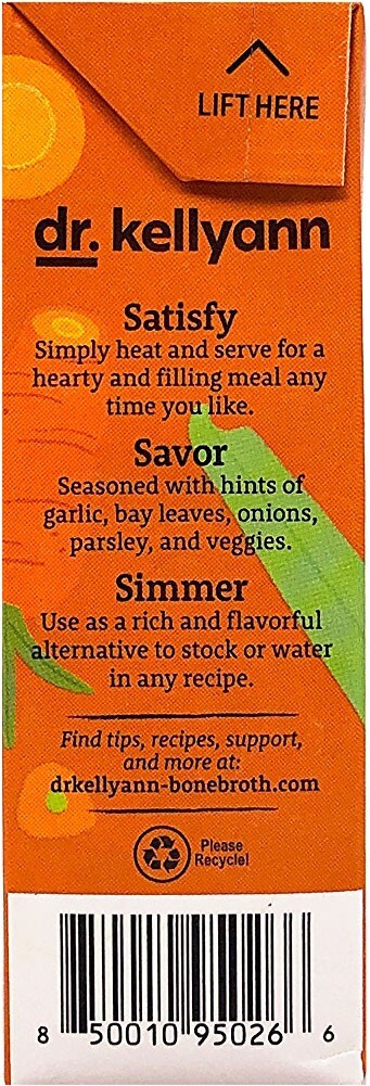 Dr. Kellyann Roasted Chicken Bone Broth - 15g protein - 16.9 oz gallery