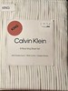 Calvin Klein King Sheet Set 4‑Pc 100% Cotton Sateen Gray White Stripe NWT gallery