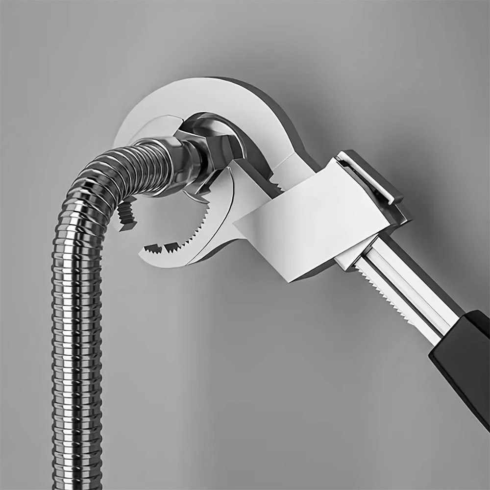 Multifunctional Universal Wrench - Adjustable for Plumbing, Faucet & Pipe Repair gallery