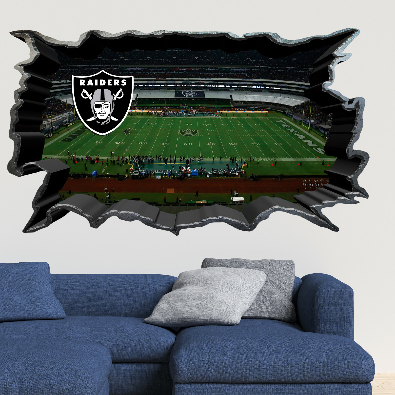 Raiders Stadium - Football Stadium 3D Effect - Brake Wall Effect 3D gallery
