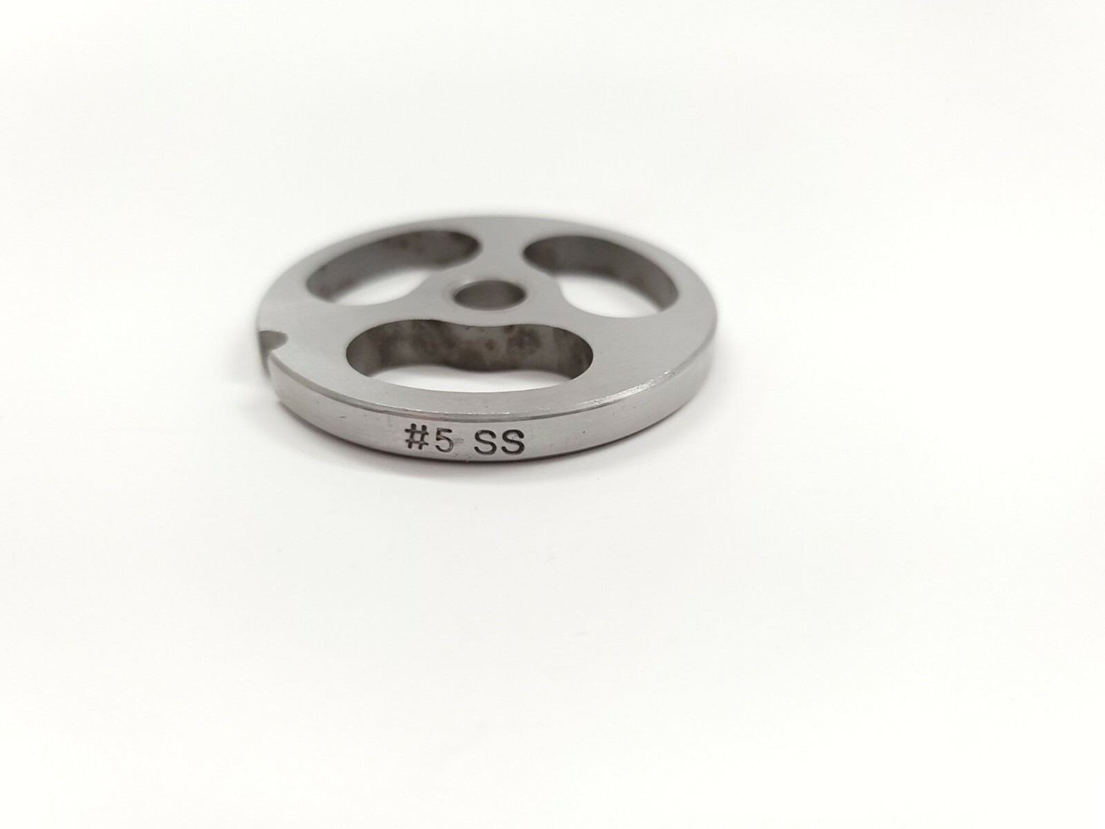 LEM # 5 Stainless Steel Grinder Stuffing Plate - 10MM (3/8") gallery