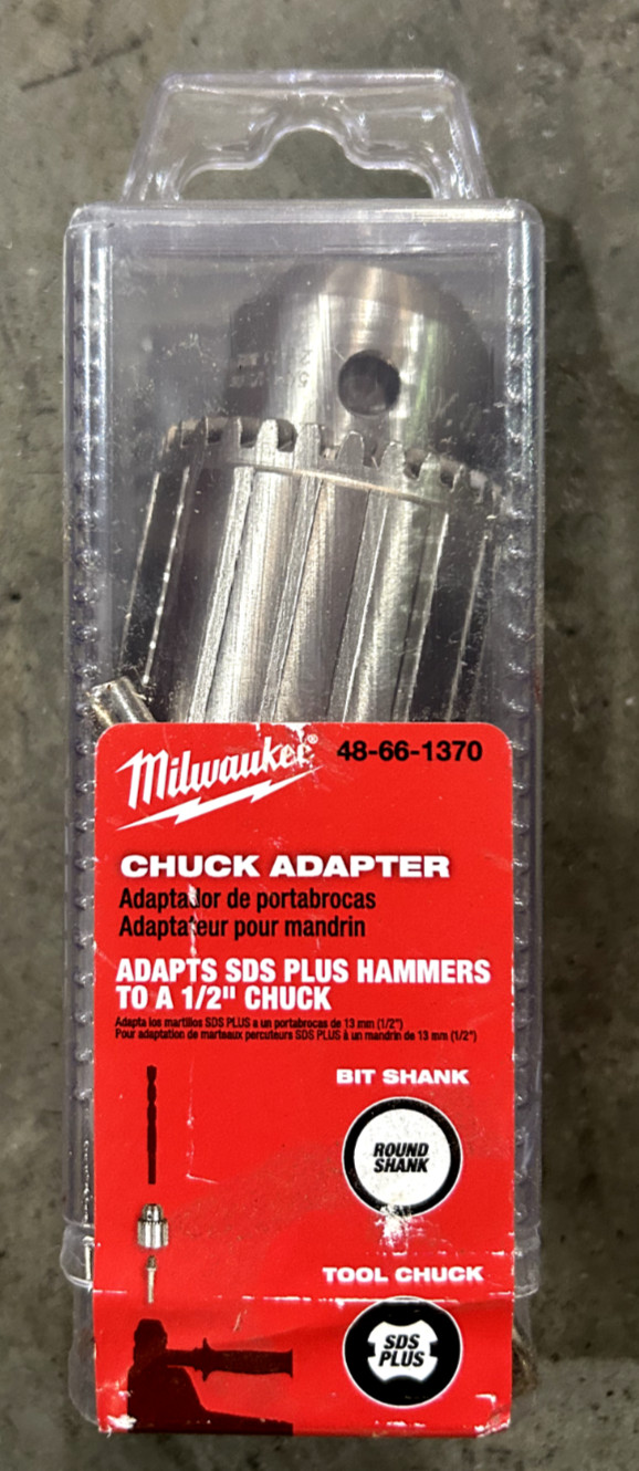 Milwaukee 48-66-1370 SDS Chuck Adapter Kit gallery