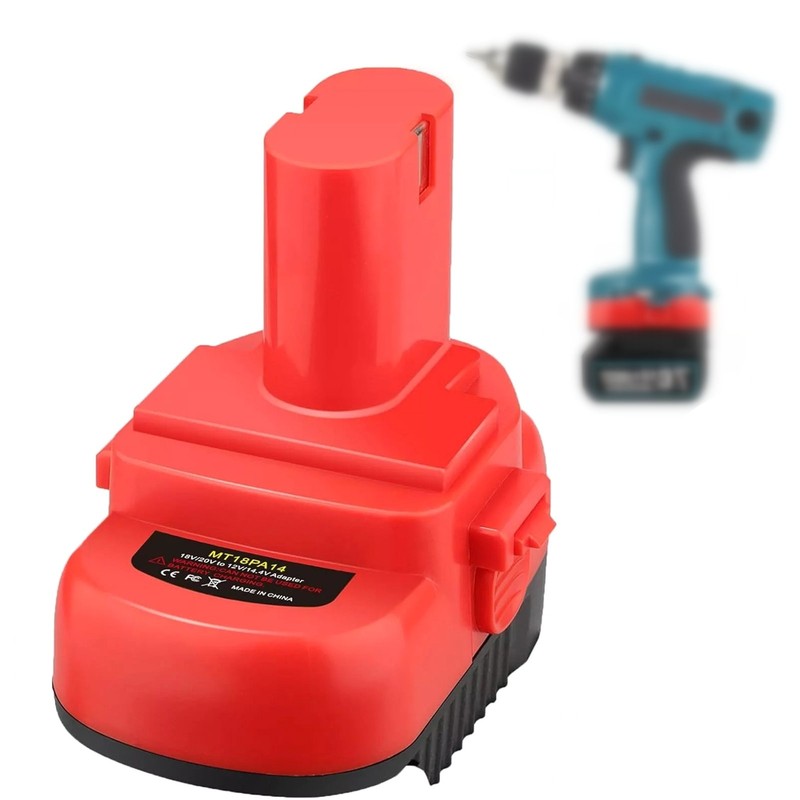 1 x Battery Adapter Step Down Compatible for Makita 12V/14.4V Ni-Mh/Ni-CD gallery