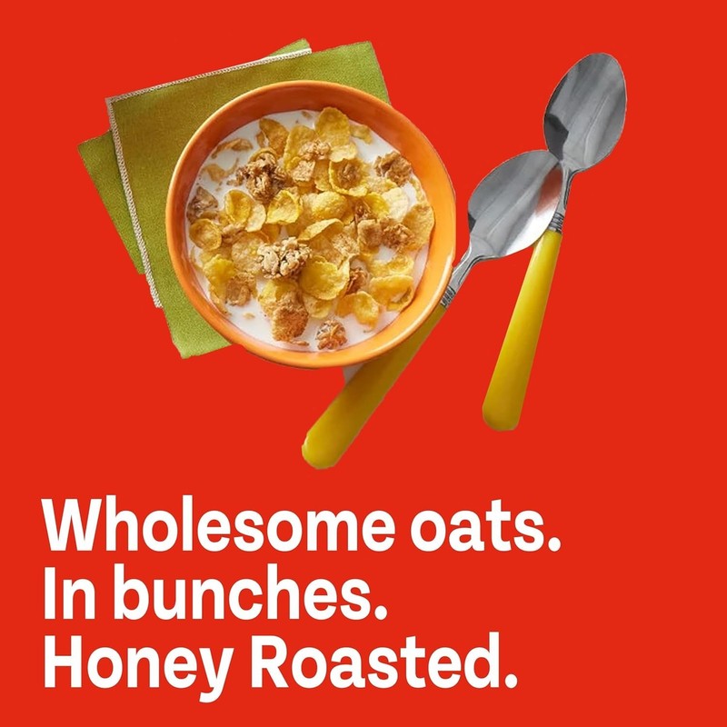 Versatile 12oz Honey Roasted Cold Cereal - Perfect for Breakfast or Snack gallery
