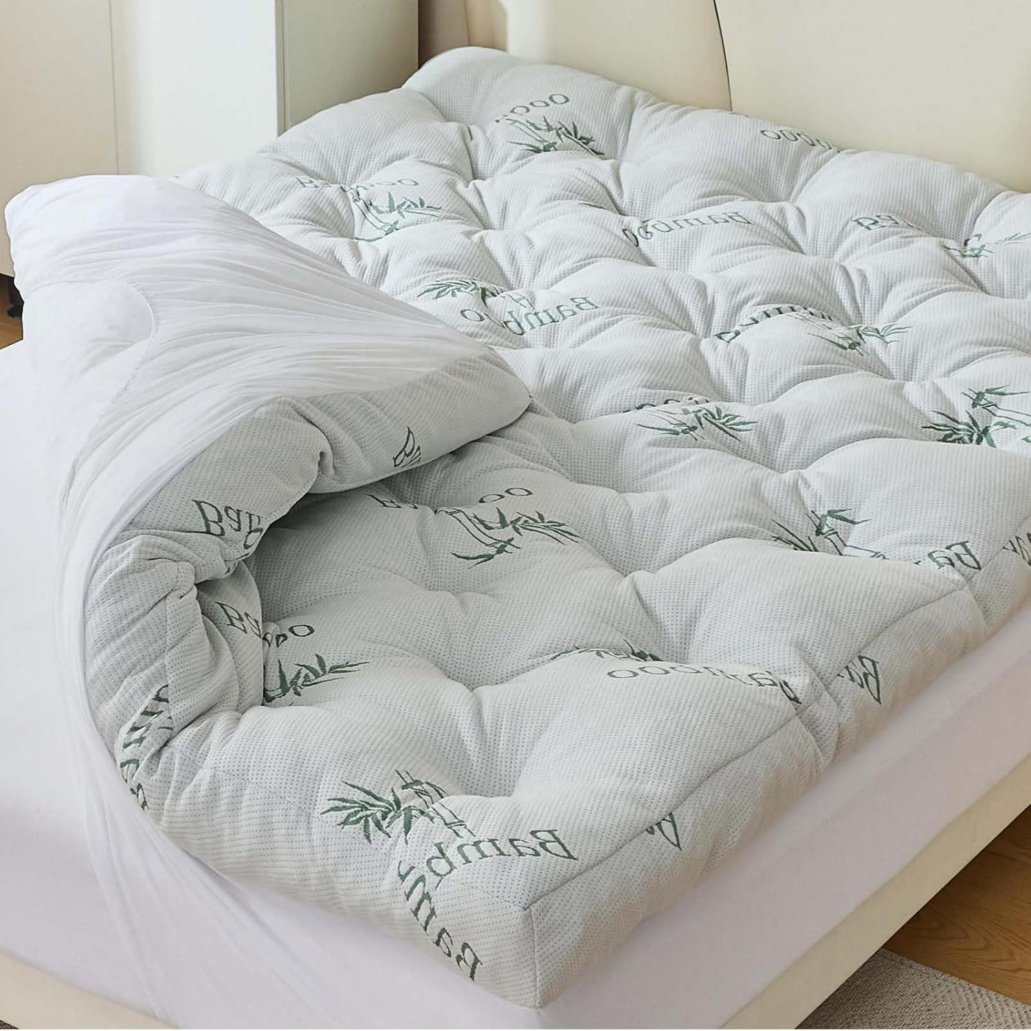 Whatsbedding Memory Foam Mattress Topper Queen Size, 5 Inches Slow Rebound Memor gallery