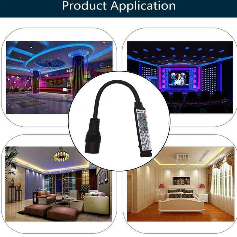 Smart APP Bluetooth-compatible LED Controller For 5050 3528 RGB LED Strip Light gallery