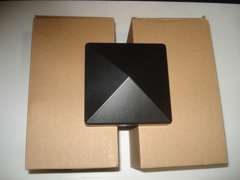 24 Dark Brown Plastic Fits Post Caps 4 x 4 inches - Nominal, Weather Resistant gallery