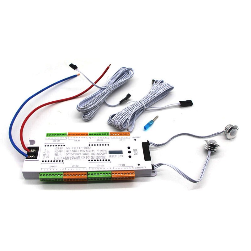 Motion Sensor Stair Light Automatic Stairway Ladder Controller Light Step System gallery