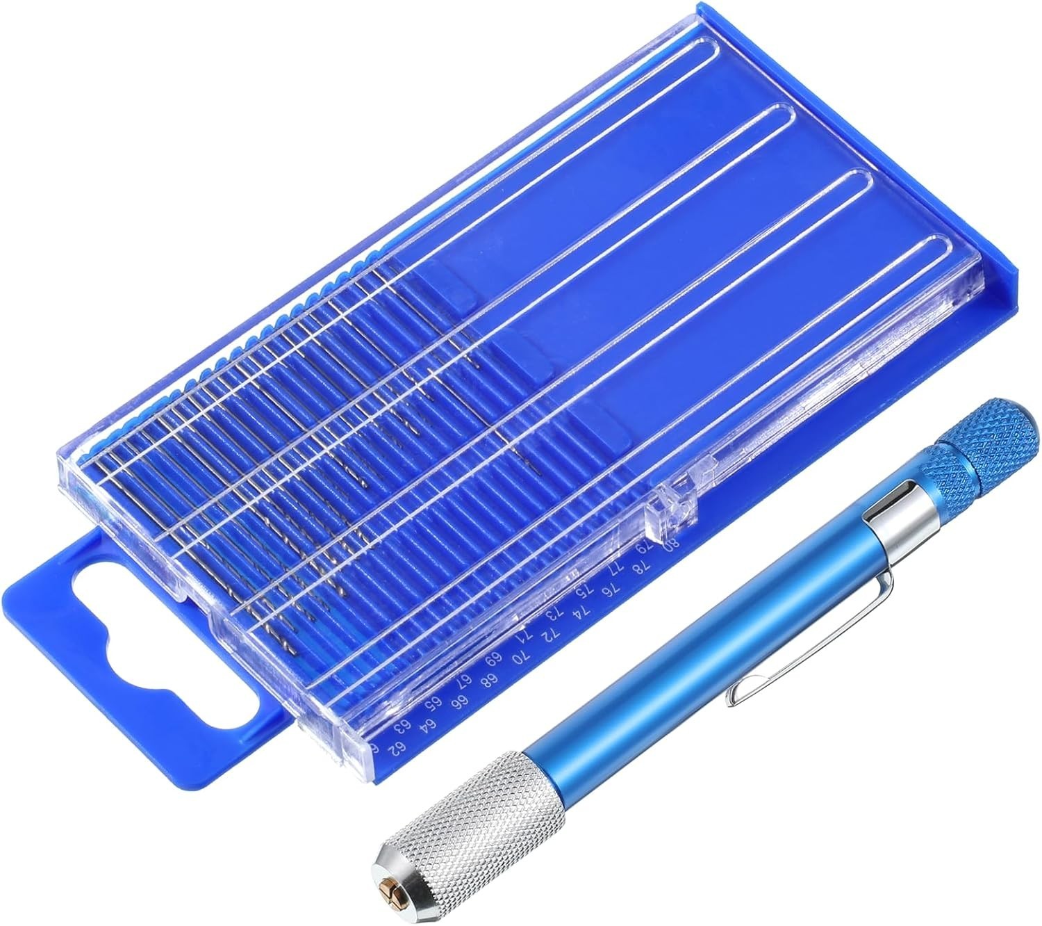 21 PCS Metric Mini Micro Drill Bit Set, Carburetor Jet Drill Bits Pin Vise Set gallery
