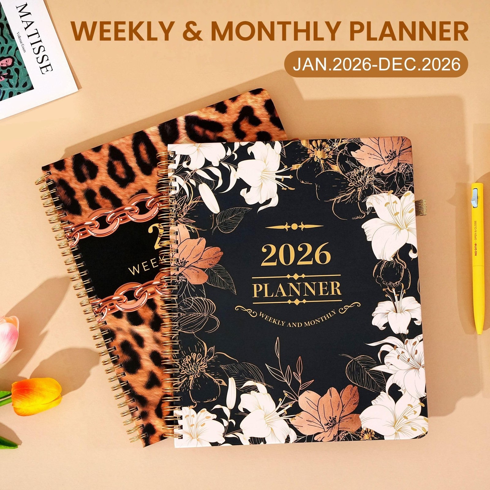 2026 Planner Weekly and Monthly Daily Calendar Planners 8.5 x 11, Jan 2026-De... gallery