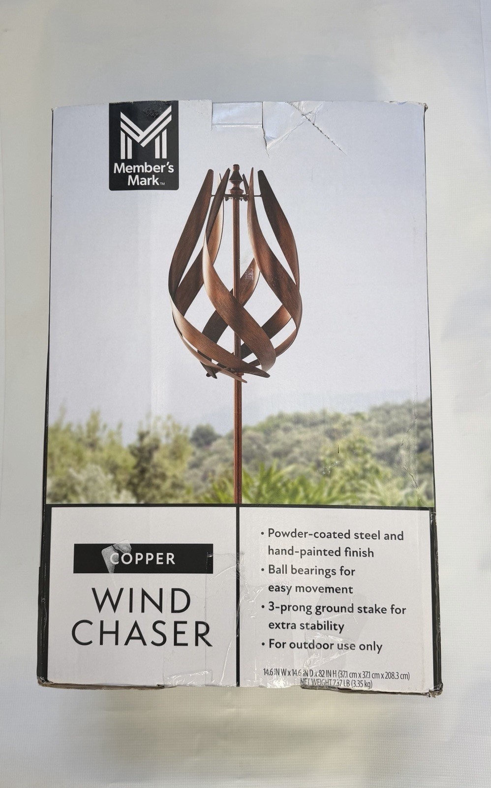 Member’s Mark Copper Wind Chaser Outdoor Spinner 82” Height gallery