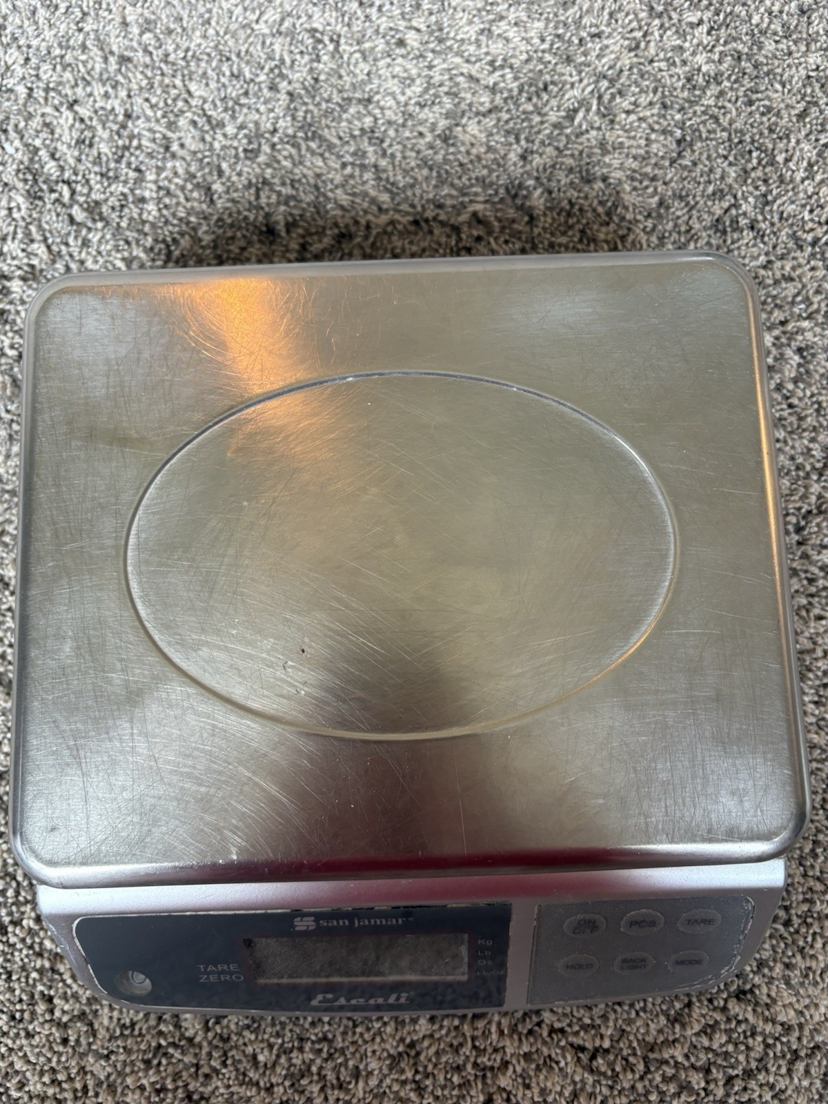 San Jamar Digital Food Scale 66 lb Capacity Stainless Steel Kitchen gallery