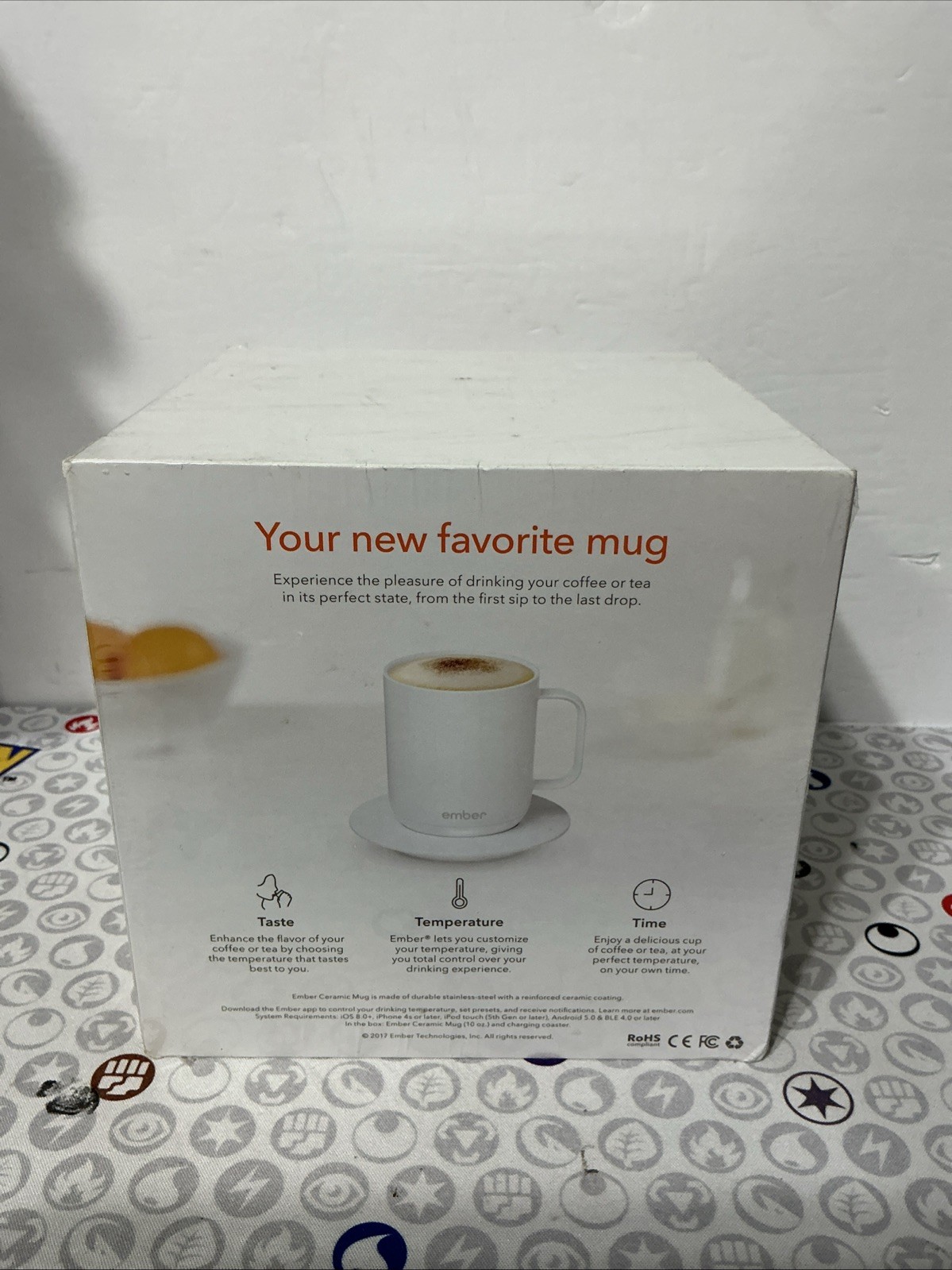 Ember CM17 Temperature Control Ceramic Mug - White - New - Sealed - FastShip! gallery
