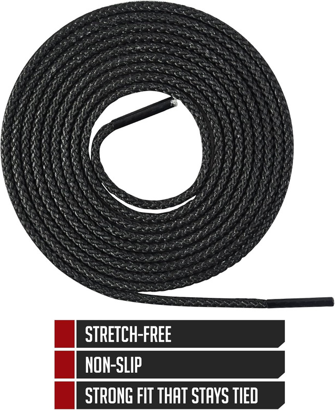 Unbreakable round Bootlaces - Indestructible, Waterproof & Fire Resistant Laces, gallery