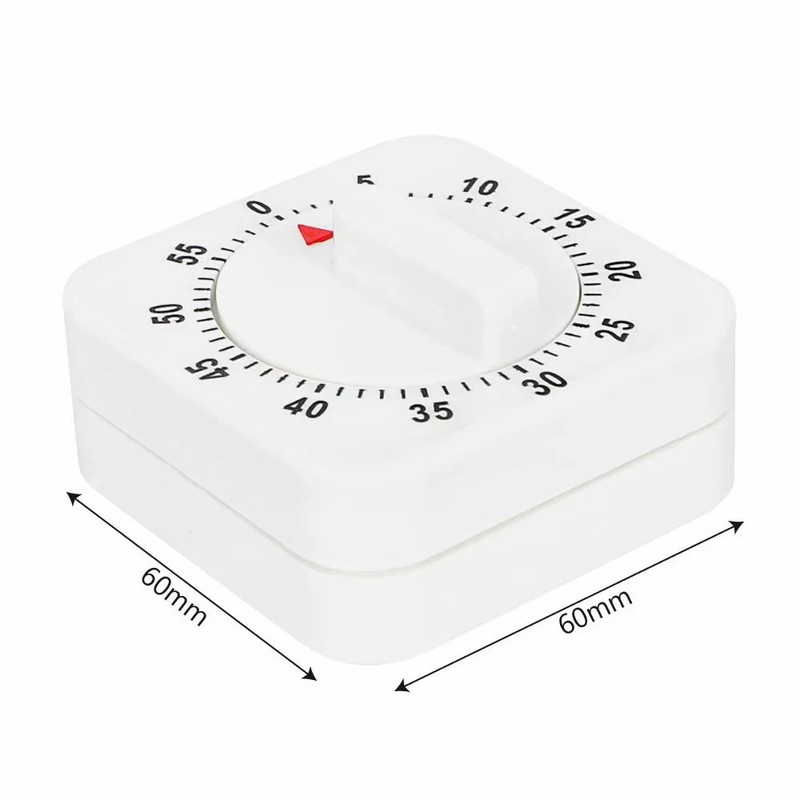 1 Kitchen Timer 60 Minute Timing Bell Alarm Sound Home Baking Cooking Mechanical gallery