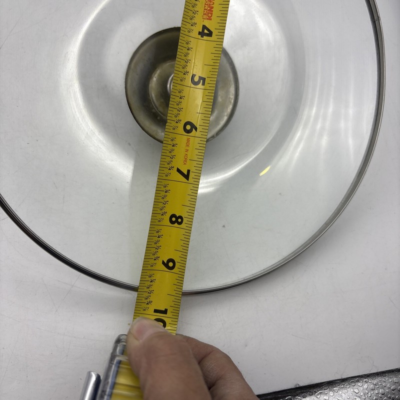 Tempered Glass Replacement Lid 9 5/8” Vented Pot/Pan Plastic Knob gallery