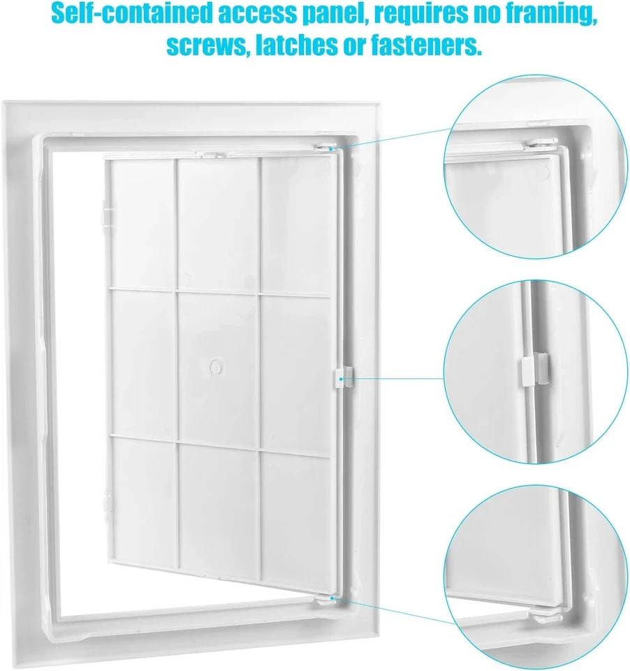 8X12 Inch Plastic Access Panel for Drywall Ceiling Reinforced Plumbing Wall Acce gallery
