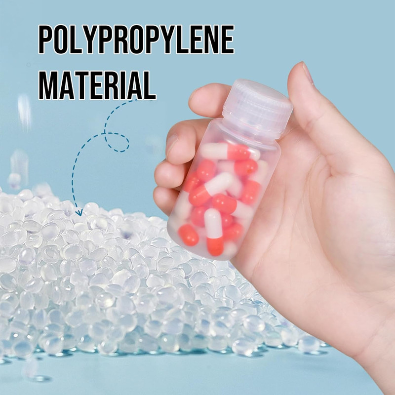 12 Pack 2oz Plastic Bottles with Lids - Wide Mouth BPA-Free Leak-Proof Sample Co gallery