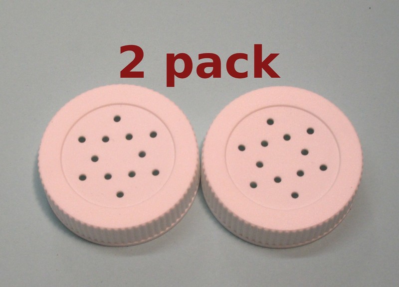 salt & pepper 4oz shaker replacement lid, mini mason jars, white screw on, Bulk gallery