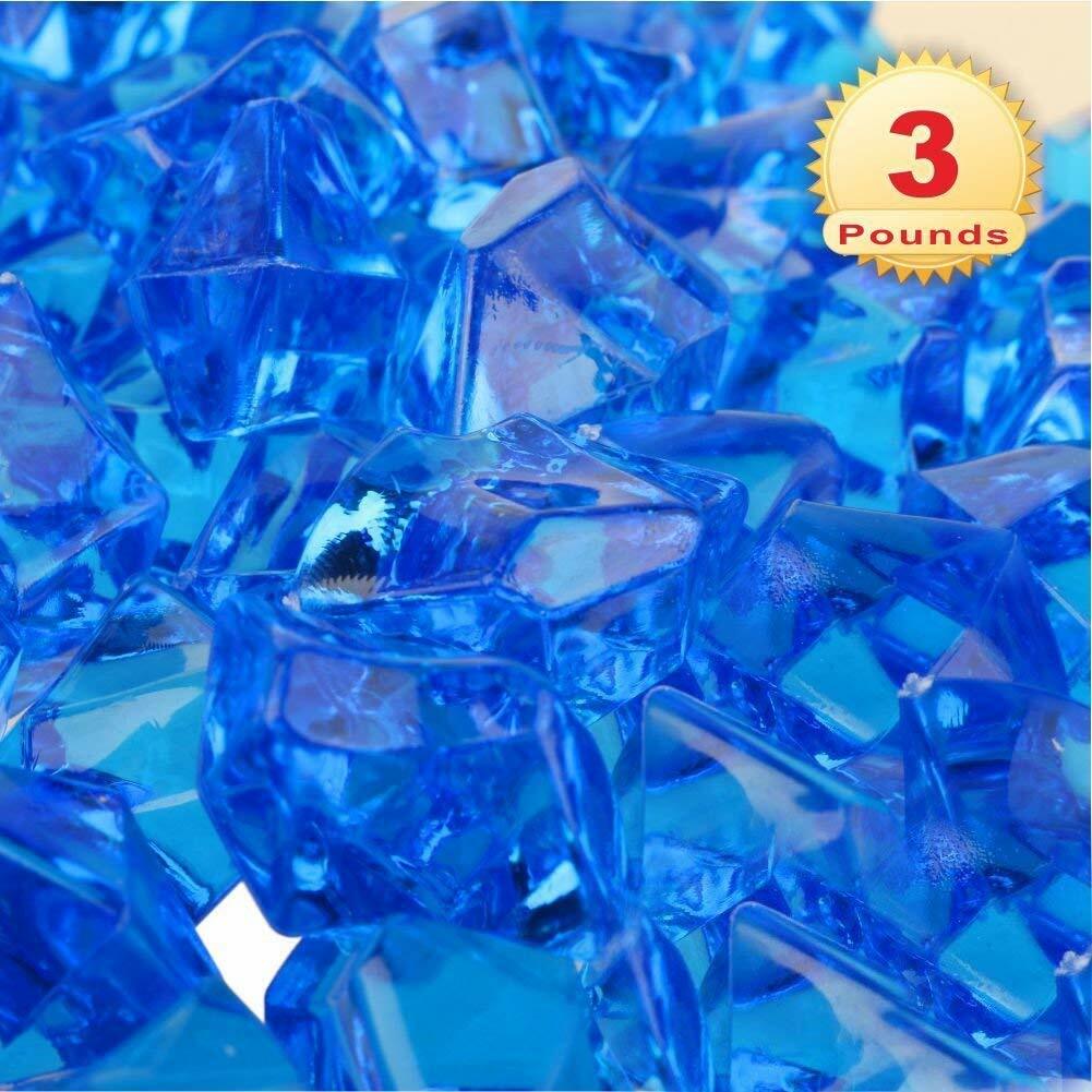 PMLAND Acrylic Ice Rocks Crystals Cubes Gems for Vase Filler, Table Scatter gallery