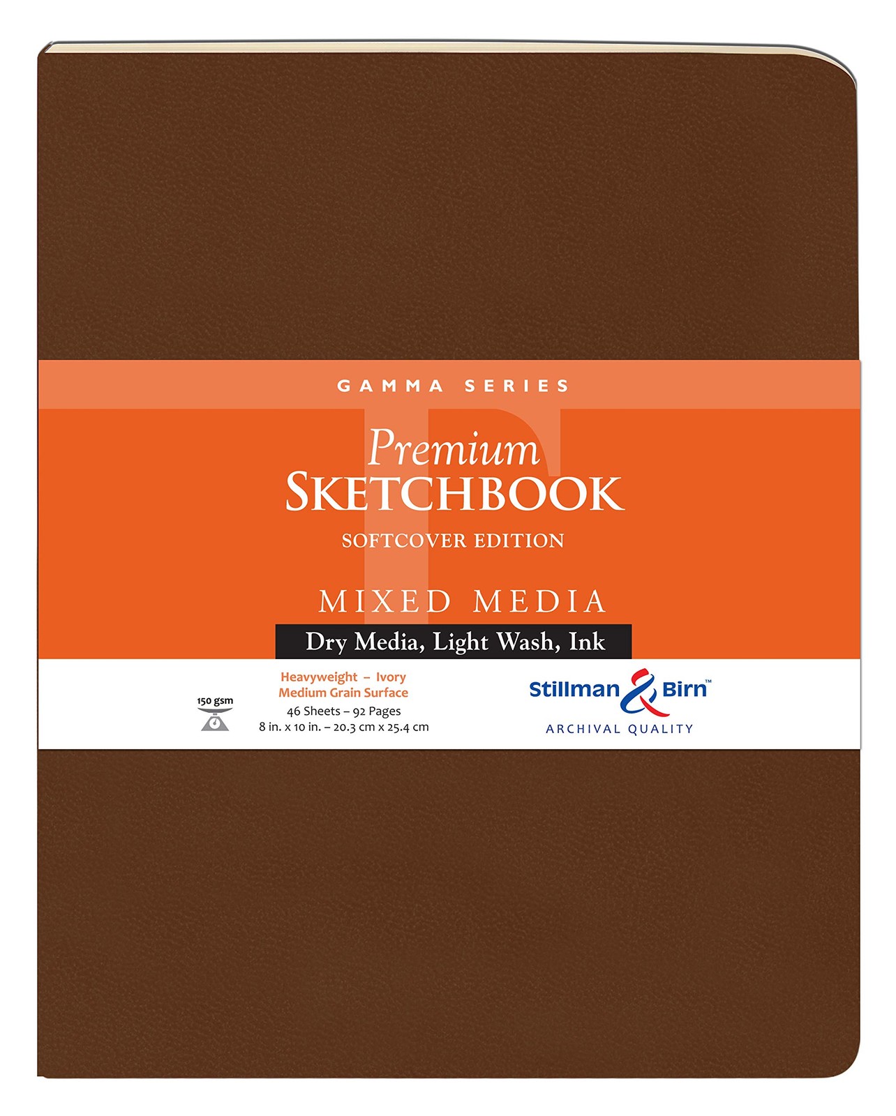 Stillman & Birn Gamma Series - Softcover Sketchbook - Portrait 8 x 10 - 150gsm gallery