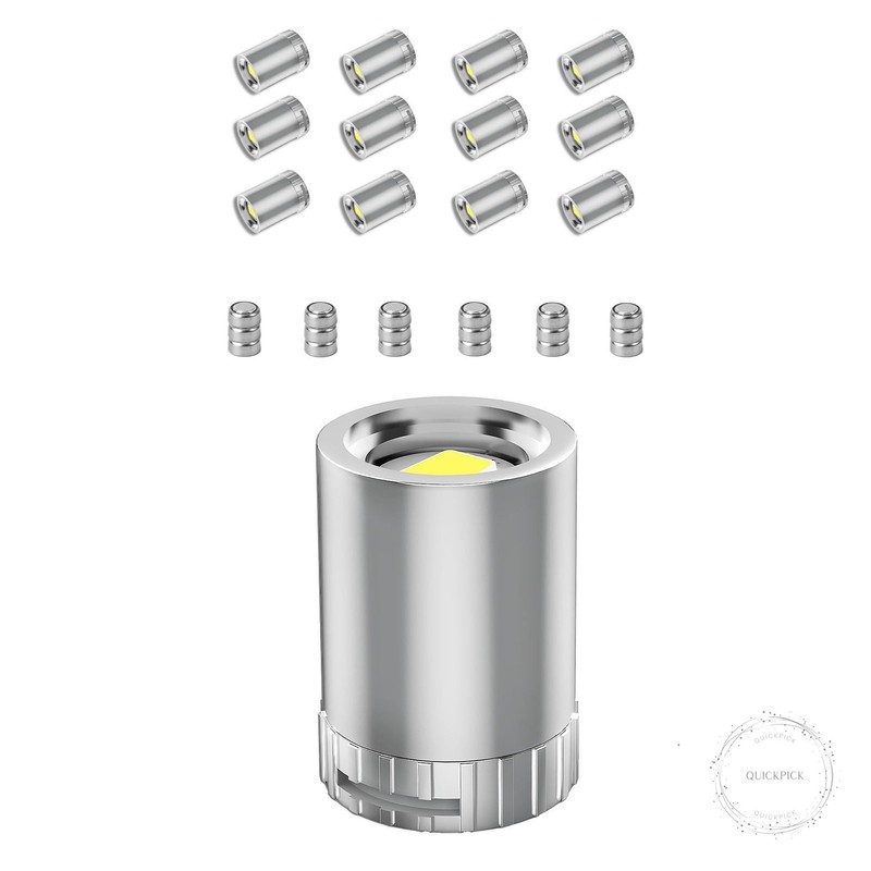 12 Pack Mini LED Lights, Cold White Small LED Light Mini Spotlights for Displays gallery