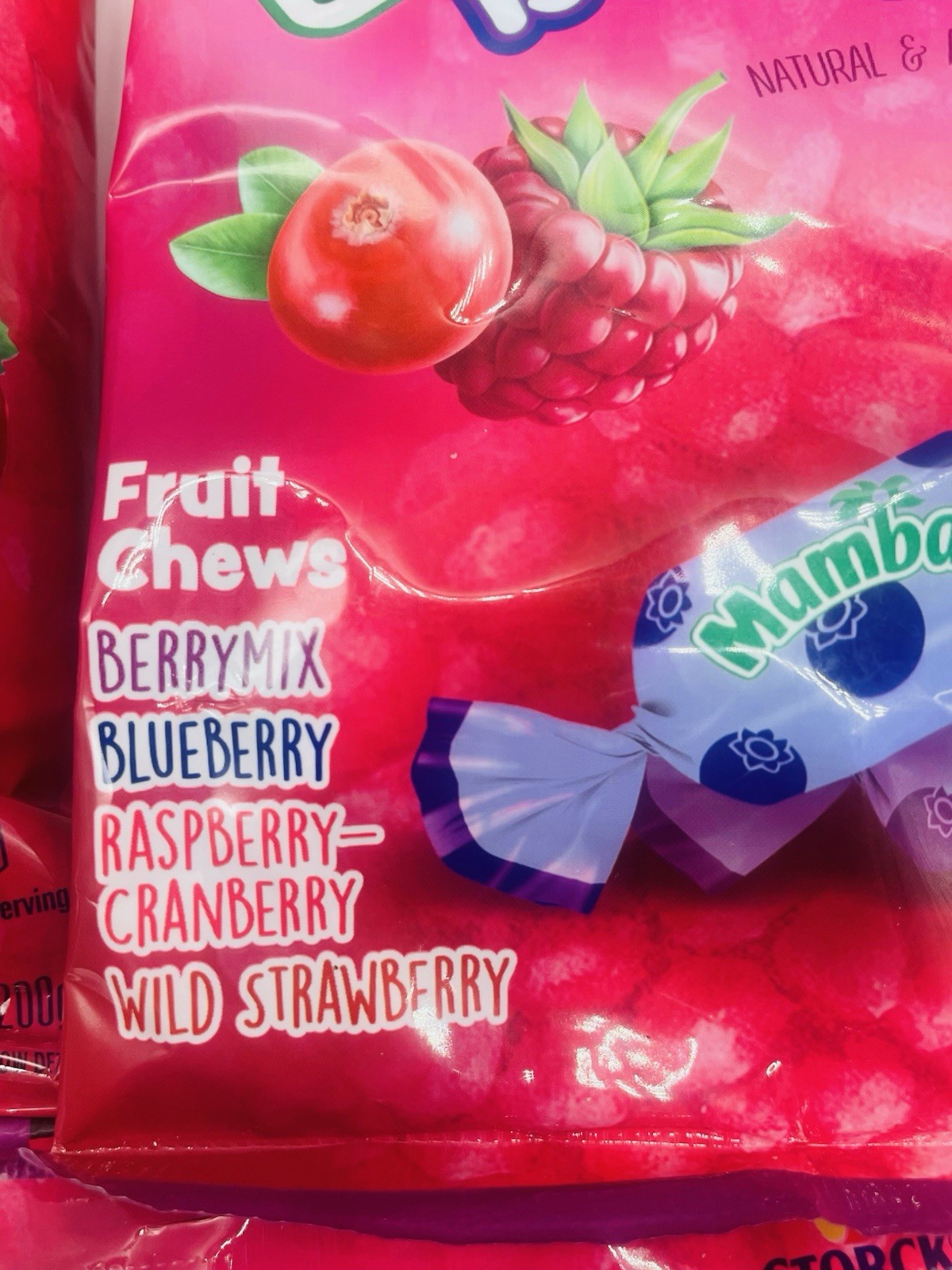 Mamba Berry Tasty Fruit Chews, Fruity Chewy Candy, Individually Wrapped, 7.05oz gallery