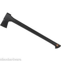 (1)-Fiskars Single Bit Splitting Axe W/28″ Duraframe Handle &Sheath 375591-1001