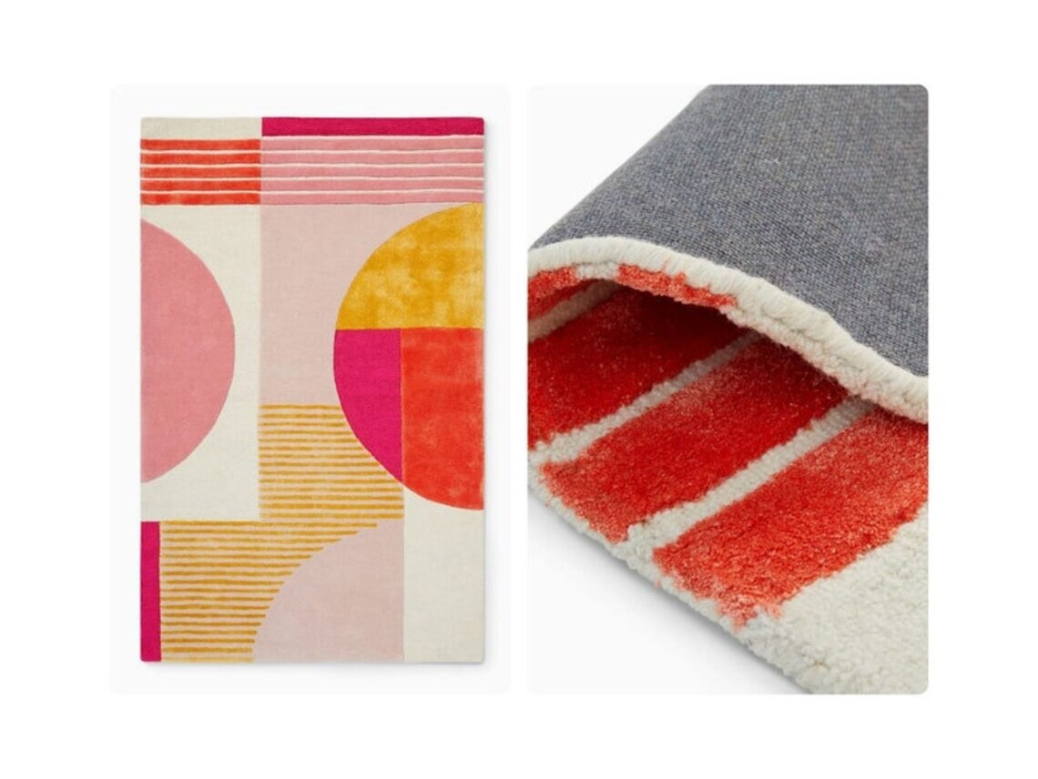 Modern Rug Hand Tufted Loop & Cut Pile Wool Area Rug For Home gallery