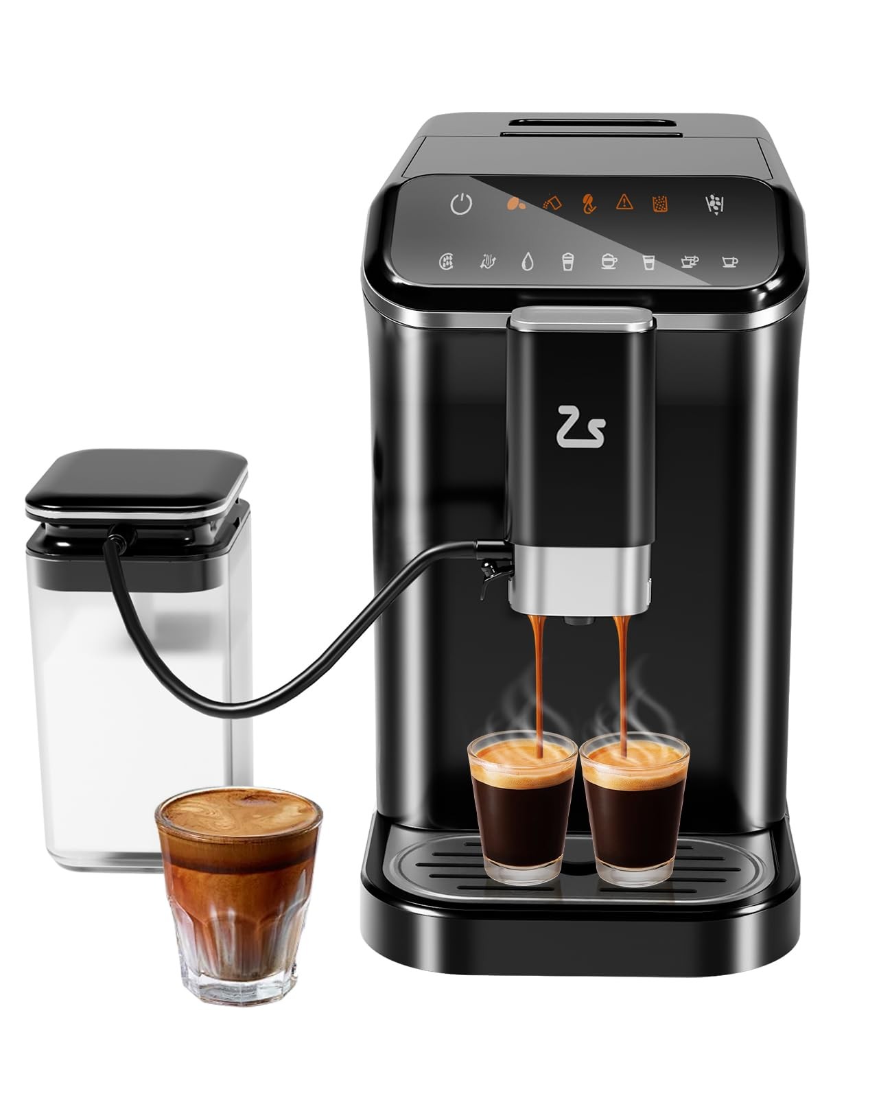 Fully Automatic Coffee Machine, 20 Bar Espresso Machine with Grinder & Automatic gallery