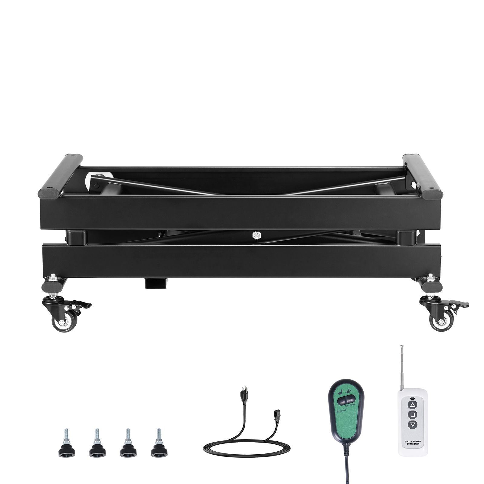 Electric Lift Table, 330 lbs Capacity Single Scissor Lift Table, 8 - 28 in gallery
