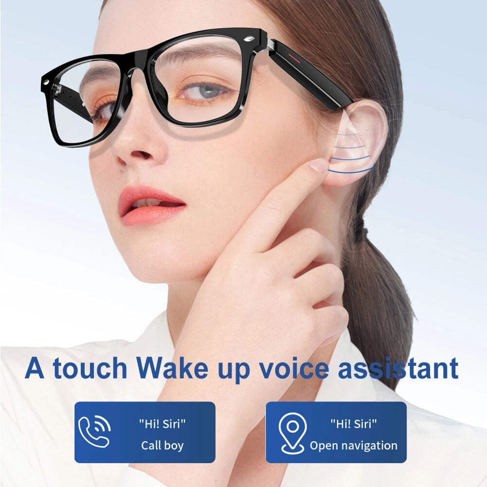 4K HD AI Smart Glasses Chat GPT 100MP Camera Recording Bluetooth Call 260Mah Bat gallery