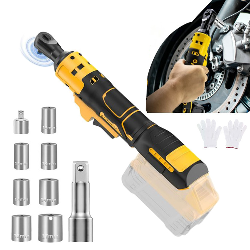 Cordless Ratchet Wrench Compatible DEWALT 20V MAX Battery 3/8" & 1/4" 70 Ft-lbs gallery