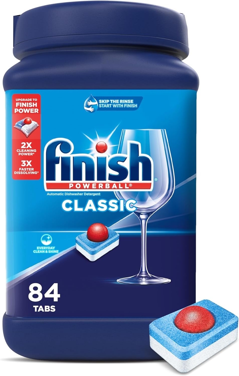 Finish Classic Dishwasher Pods, No Pre-Rinse Dishwasher Detergent Soap For Clean gallery
