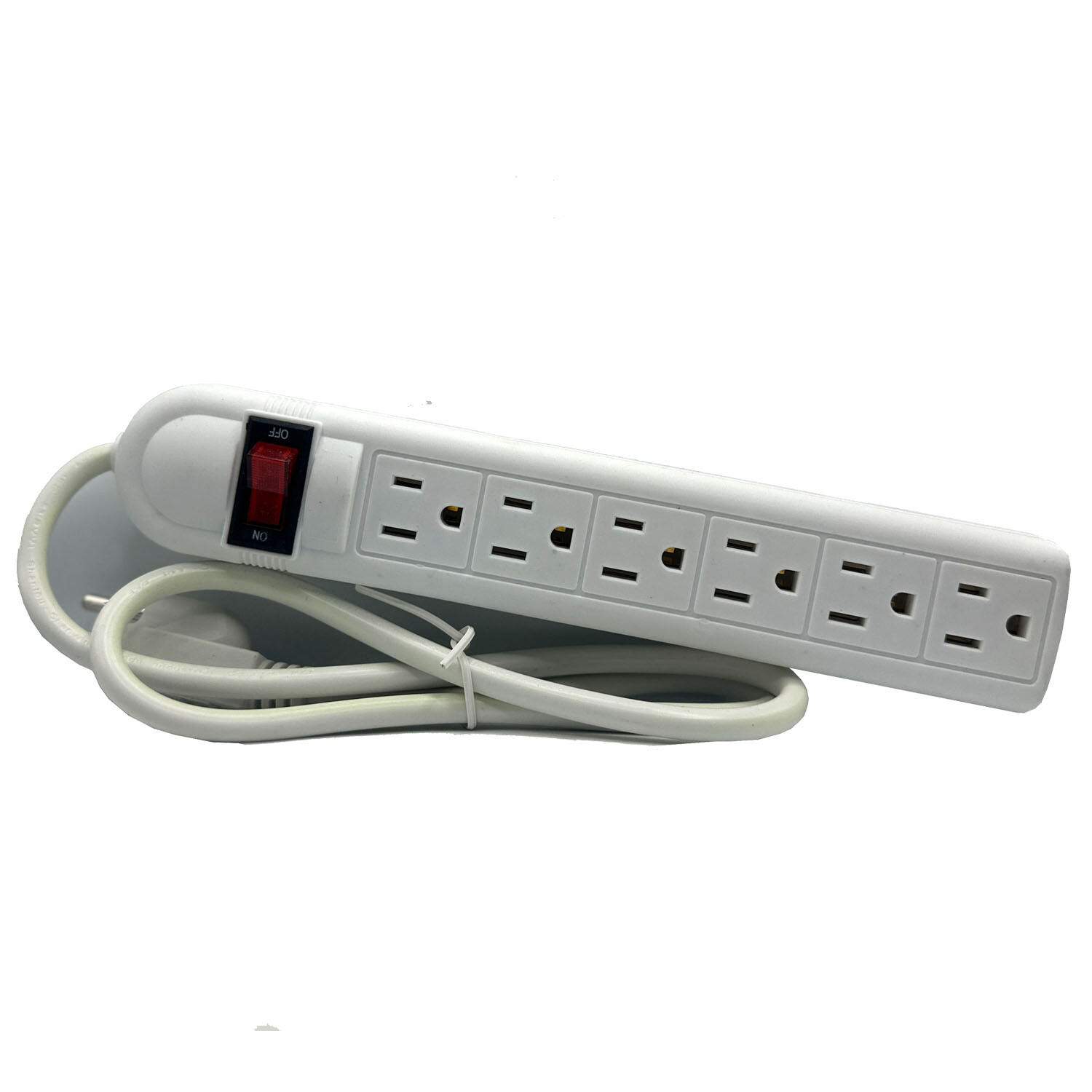 New 3FT 6 Outlet Safety Surge Protector Plug AC Wall Power Strip Extension gallery