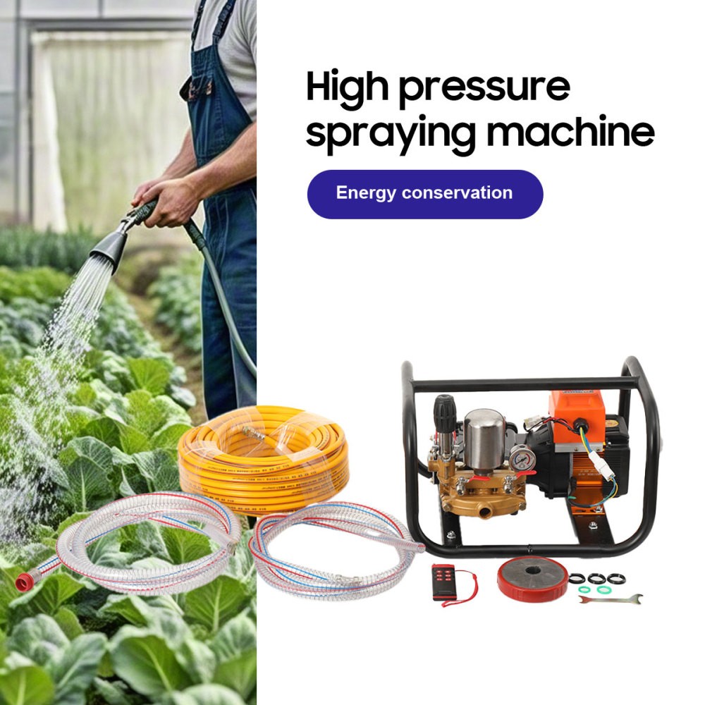 Electric High Pressure Spraying Machine Remote Control Reflux + 30 Meters Tube gallery