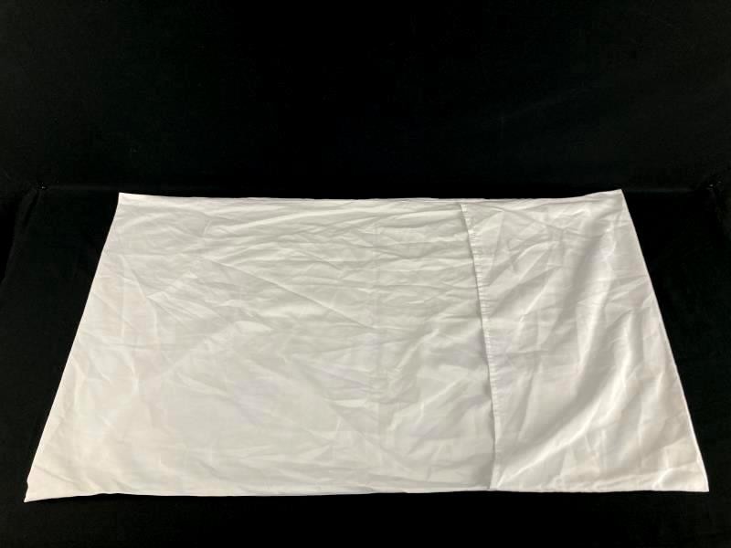 Set of 2 Registry Cotton Polyester Solid White King Size Pillowcases Cover Shams gallery