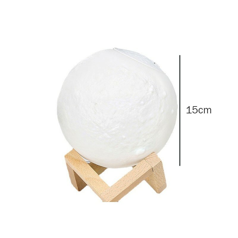 L-015-02 1500ML Humidifier Diffuser Nano Mist 15CM Moon Night Light USB gallery