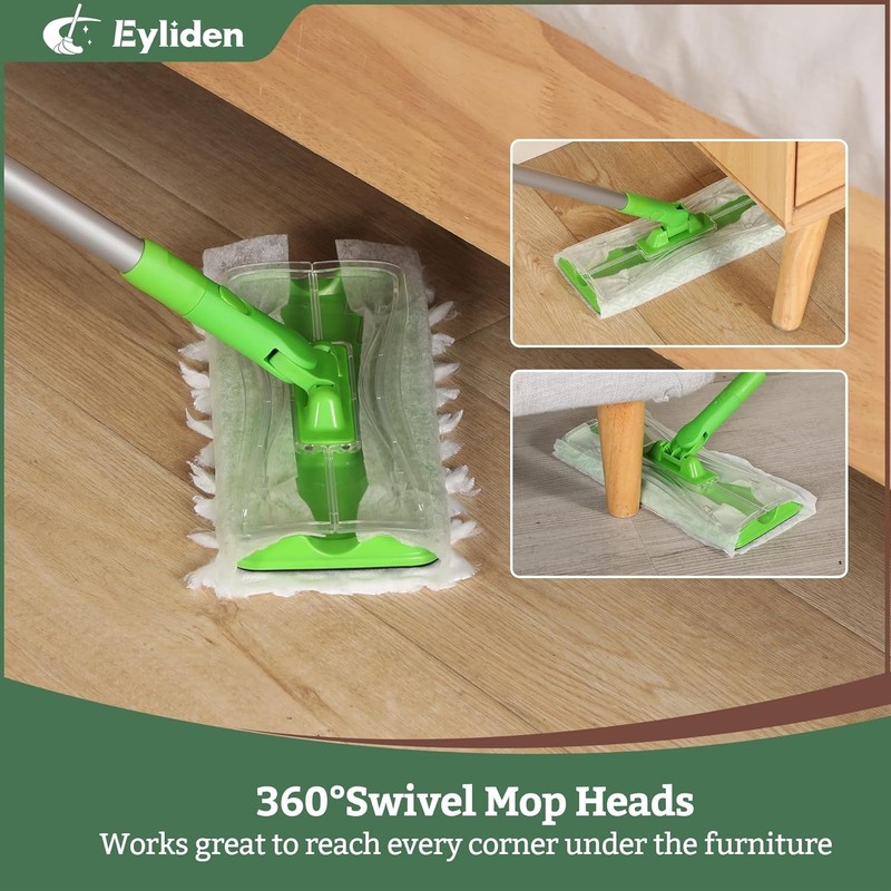 Smart Sweeper Mop System - 36 Refills, 360-Degree Swivel, Perfect for Pet Hair gallery