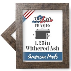 US Art Frames 1.25″ Withered Ash MDF Wall Decor Picture Frame S-B