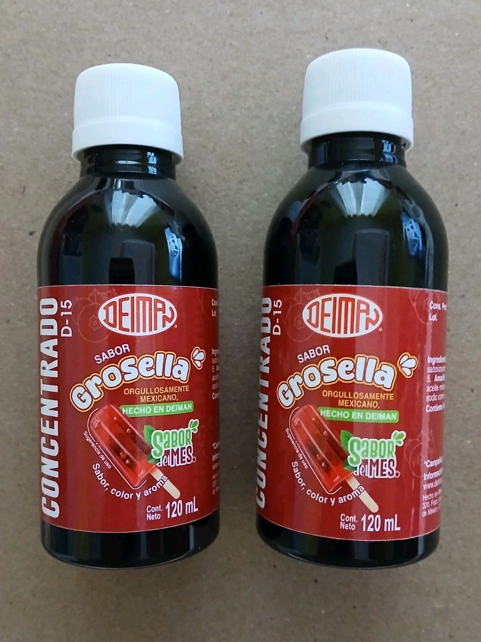 2X DEIMAN CURRANT ( GROSELLA ) CONCENTRATE 2 BOTTLES 4.1oz (120ml) EA -FREE SHIP gallery