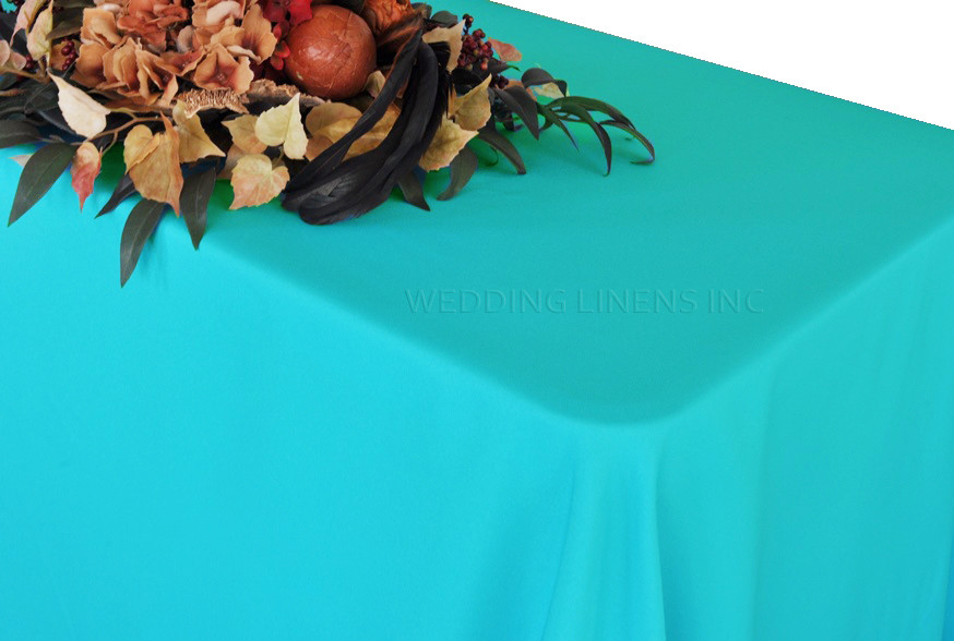 Wedding Linens Inc. 72" x 120" Heavy Duty Rectangular Polyester Tablecloths gallery