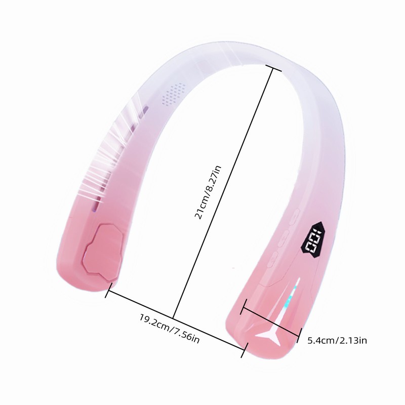 2-in-1 Neck Cooler Bluetooth Speaker Electric Music Neck Fan Multifunctional gallery
