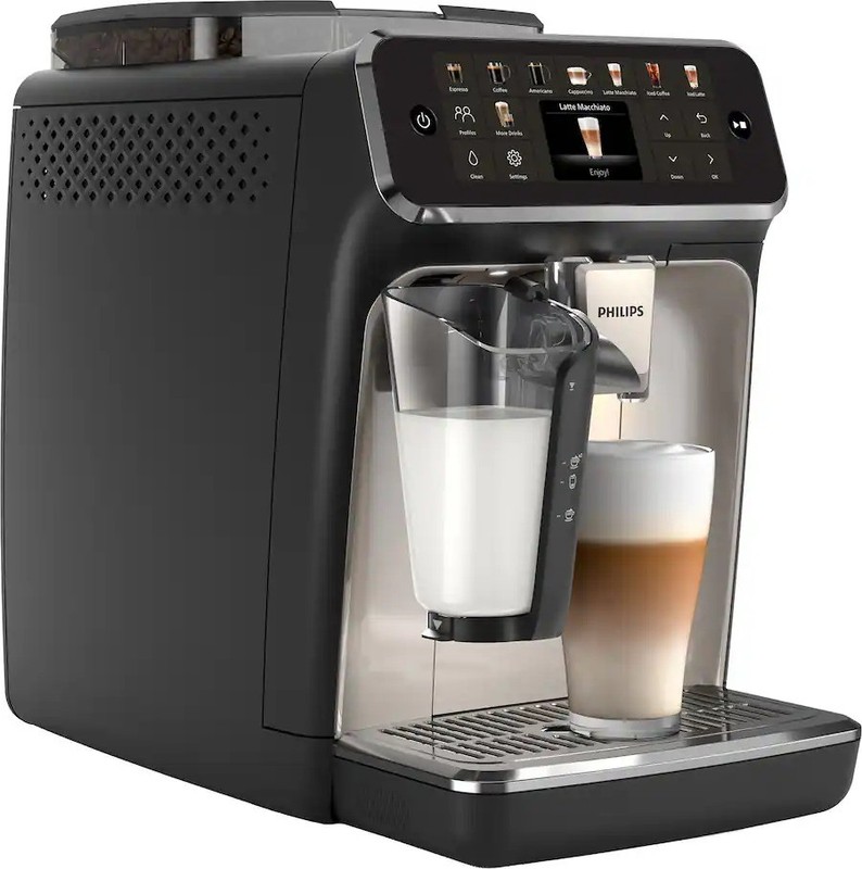 Philips 5500 Series Fully Automatic Espresso Machine with LatteGo - Black/Chrome gallery
