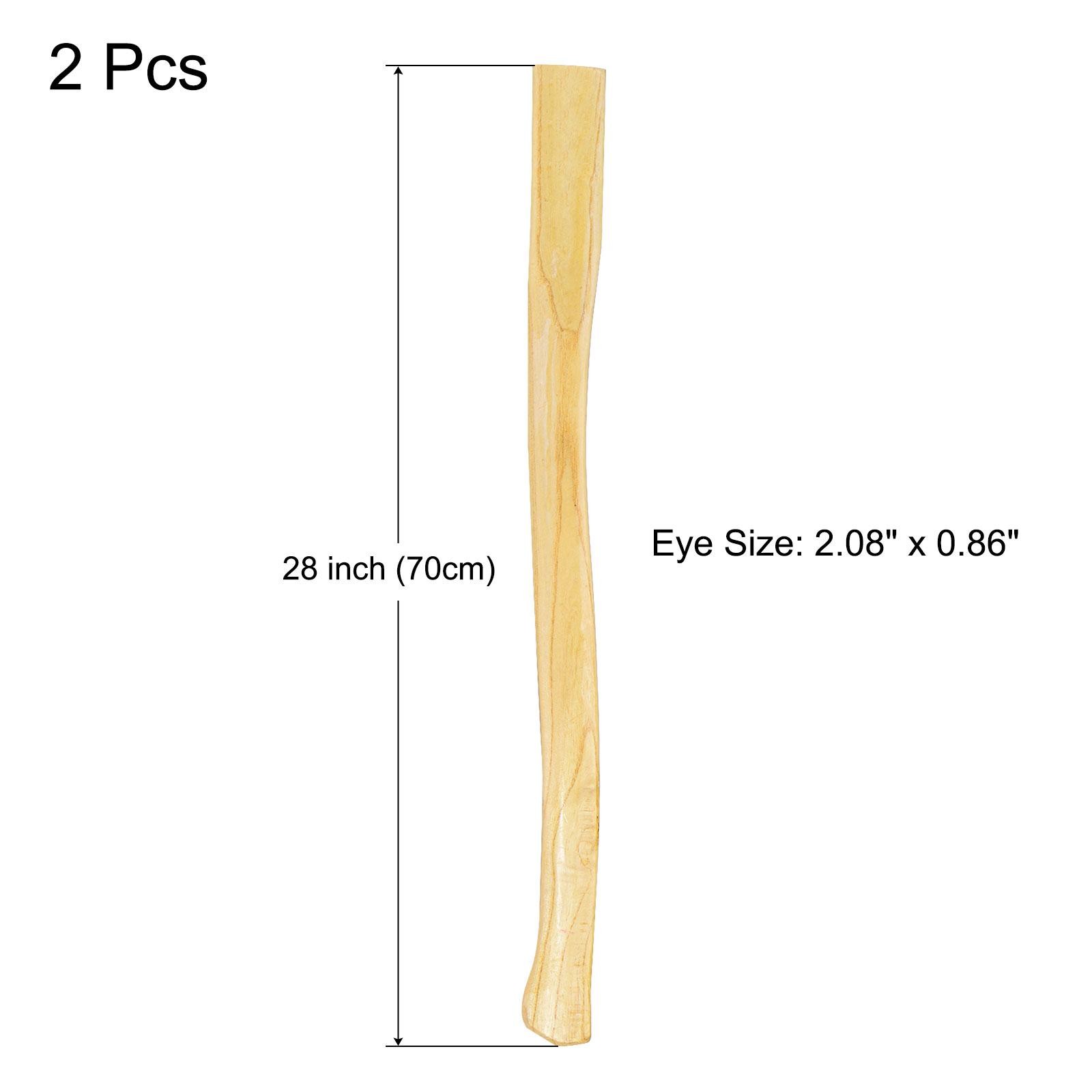 28 Inch Wood Handle Replacement Replaceable Handle 2 Pack Axe Hammer Oval Eye gallery