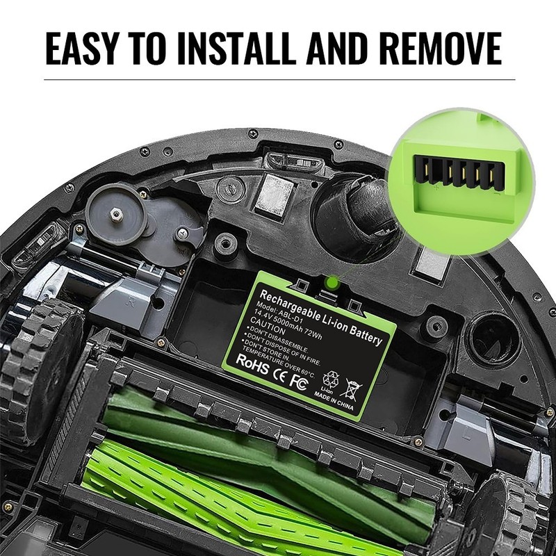 5000mAh Battery For iRobot Roomba e5 e6 i1 i2 i3 i4 i5 i6 i7 i7+ i8 j5+ J6 J7 gallery