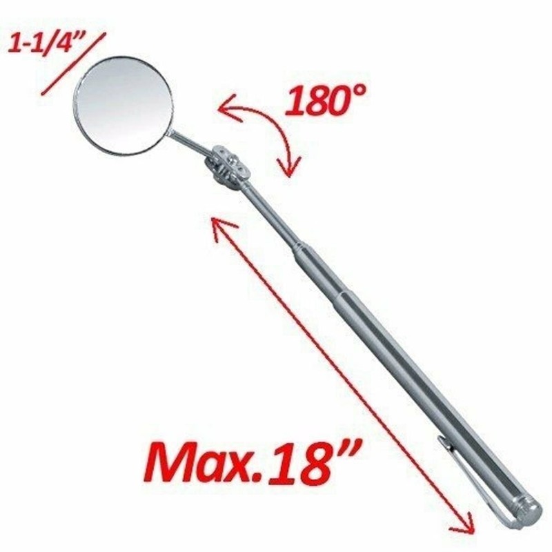 3 Pcs Magnet Tray Flexible Mirror Pick-Up Mechanic Parts Magnetic Hand Tool Set gallery