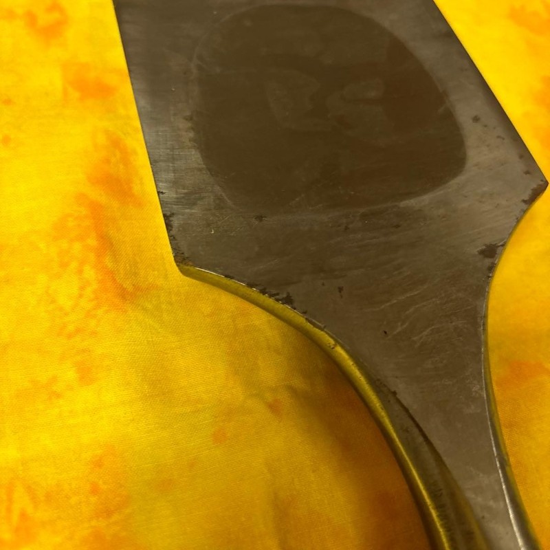 Ice sculpting chisel, flat, 95mm, total length 77cm, extra large. gallery