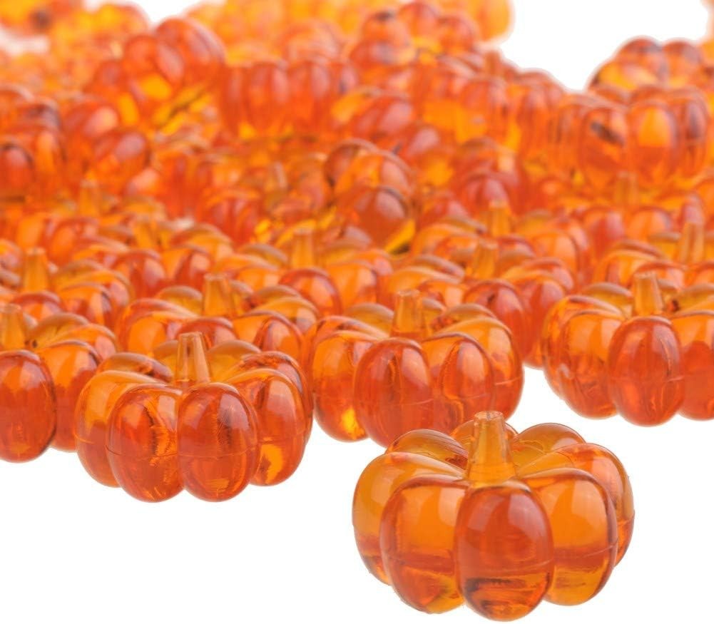 PMLAND Autumn Acrylic Mini Pumpkin 105 Count (Pack of 1), gallery