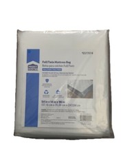 Project Source Full/Twin Clear Mattress Bag #0377074. 54x14x96in. New